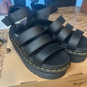 (SOLD) Dr. Martens Blaire Quad Black Women's Sandals